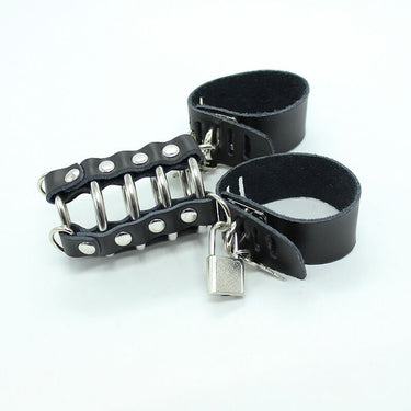 Set di Accessori Fetish Ohmama in Metallo e Cinghie Regolabili